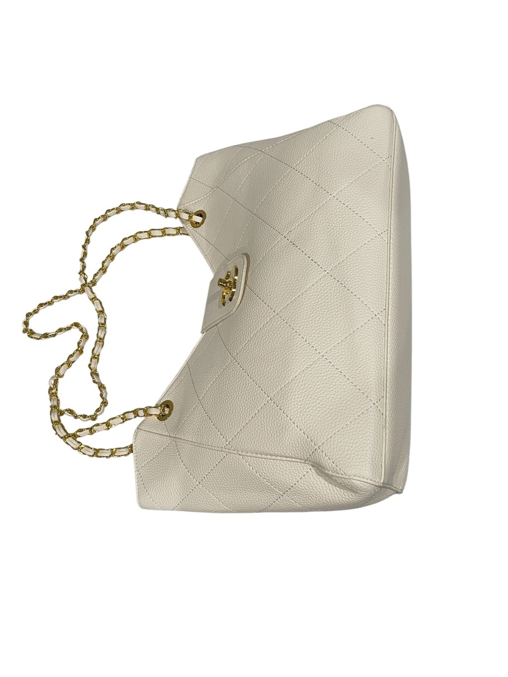 🤍Women’s White Quilted Tote Bag 🤍✨ - Picture 10 of 11